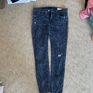 Rag and bone snakeskin jeans